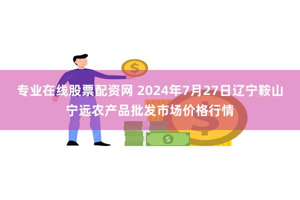 专业在线股票配资网 2024年7月27日辽宁鞍山宁远农产品批发市场价格行情